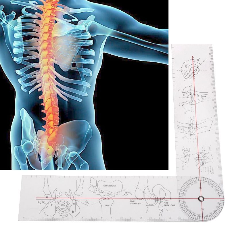 C90D Goniometer Angle Medical Ruler Rule Joint Orthopedics