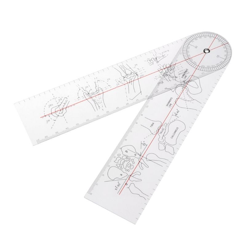 C90D Goniometer Angle Medical Ruler Rule Joint Orthopedics