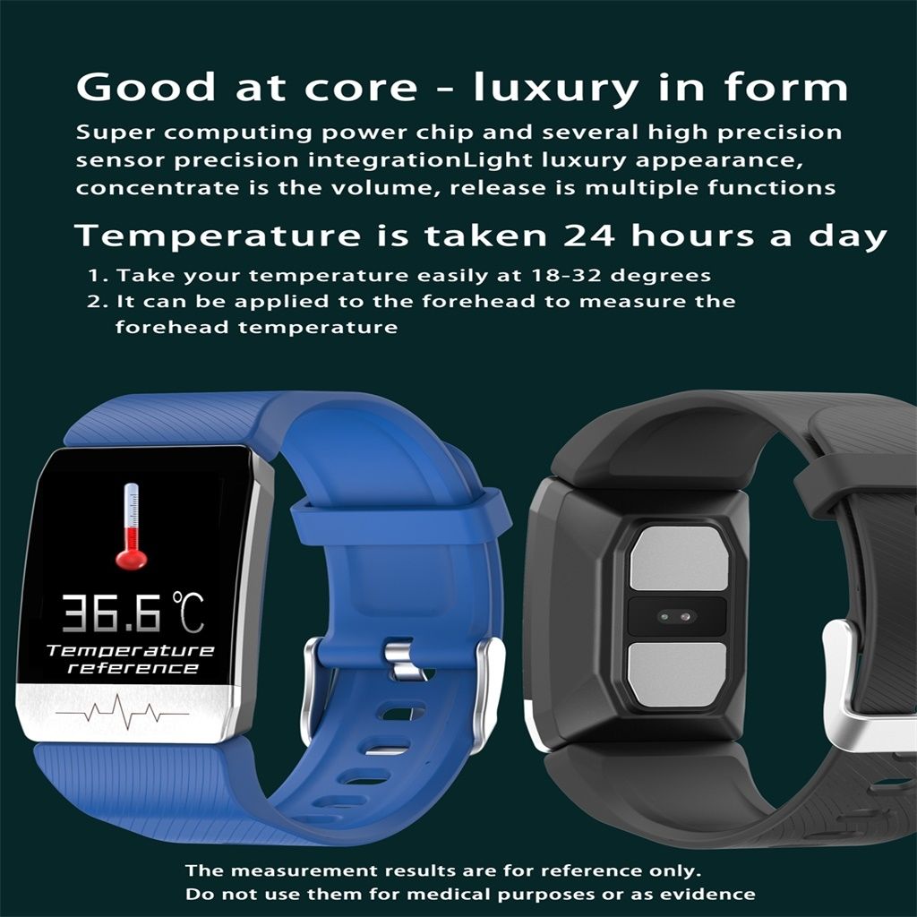 T1 1.14 Inch Color Screen Smart Watch IP67 Waterproof,Support Call Reminder /Heart Rate Monitoring/Sedentary Reminder/Sleep Monitoring/ECG Monitoring(Red)