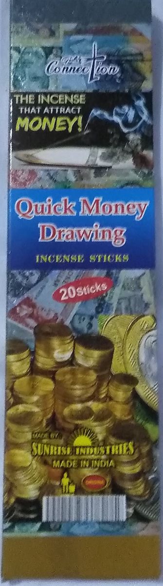 QUICK MONEY DRAWING INCENSE STICKS