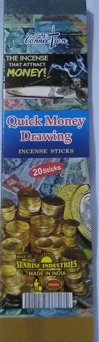 QUICK MONEY DRAWING INCENSE STICKS
