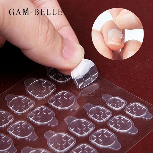 6 Pieces Press On Nails Jelly Glue Gum(12 Tab Each)