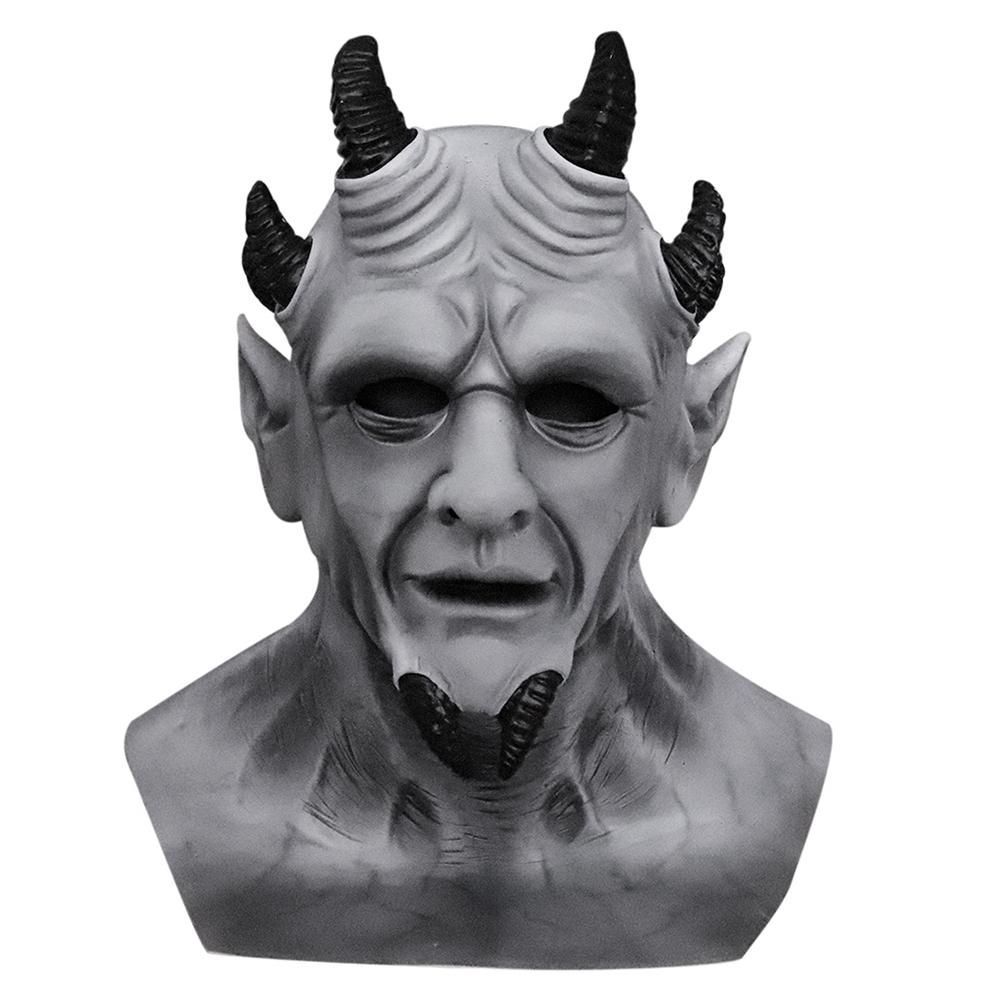 Rocky the Demon Headgear Demon Stone Latex Mask Independent Station Dark Bible King of Lies The sin of gray pride