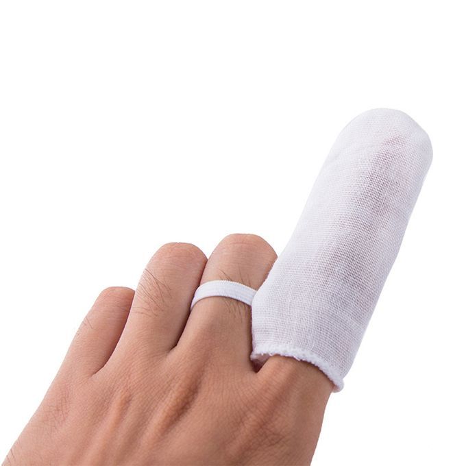 6 Pcs Baby Cleaning Finger Brush Finger-cot Gauze Cotton