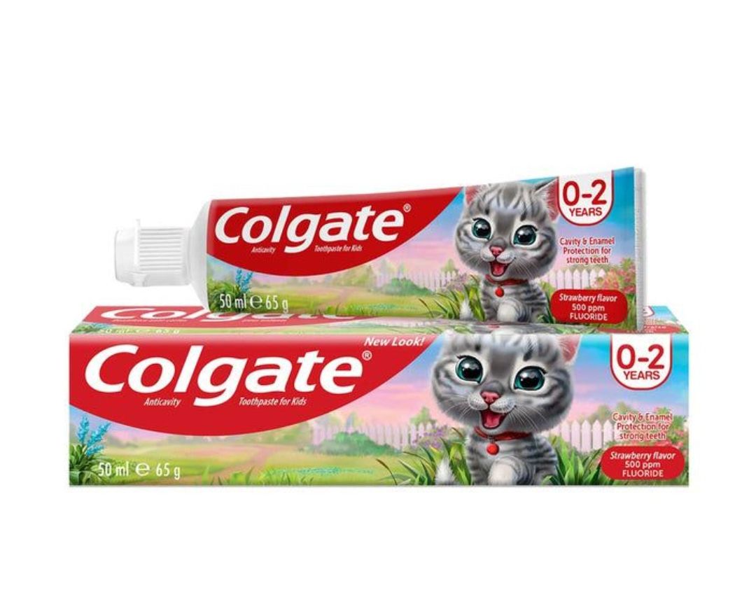 Junior Toothpaste For Kids 50ml - (0 - 2years) 2 Pieces