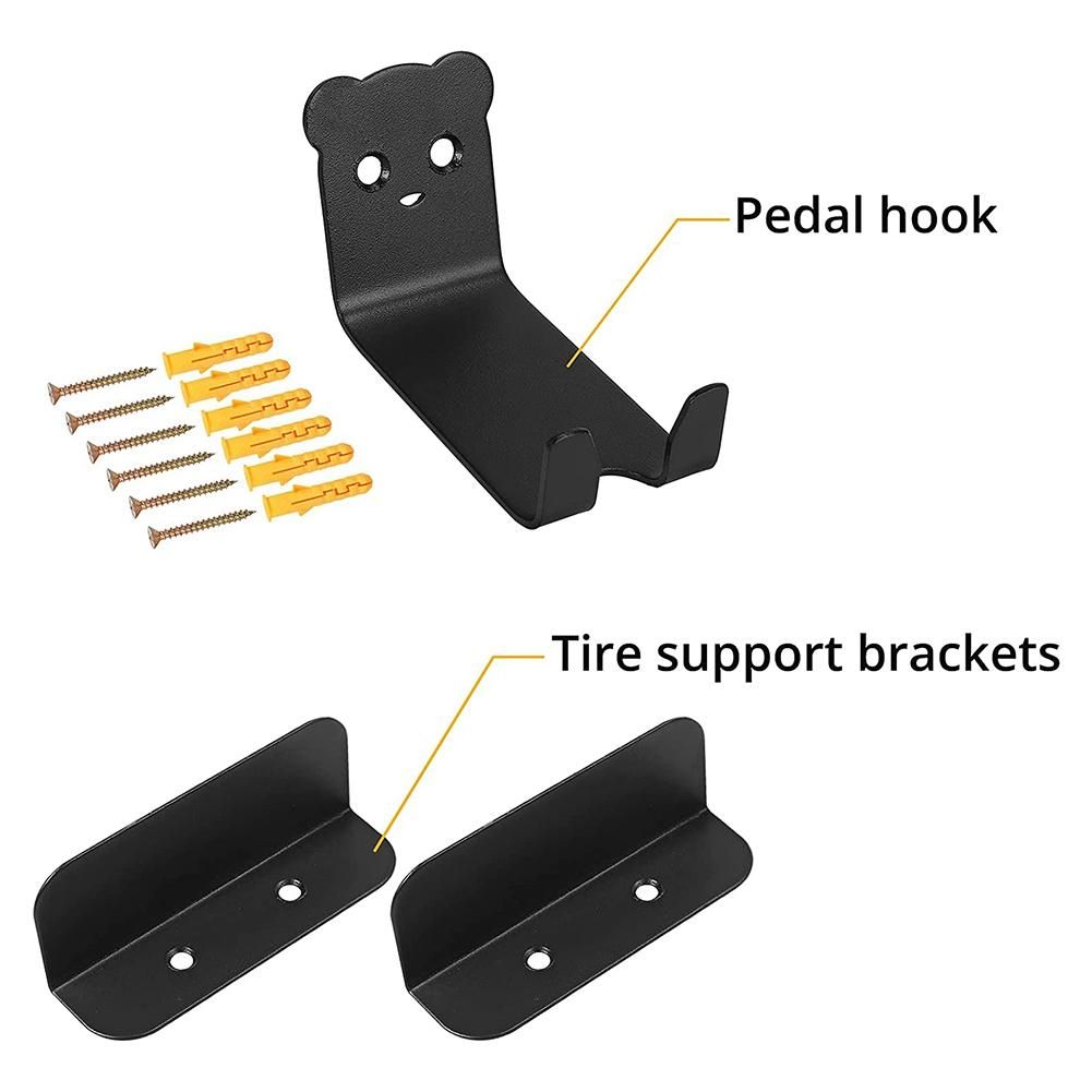 Bicycle Wall Mounts Storage Hanger Hook for Indoor Garage an