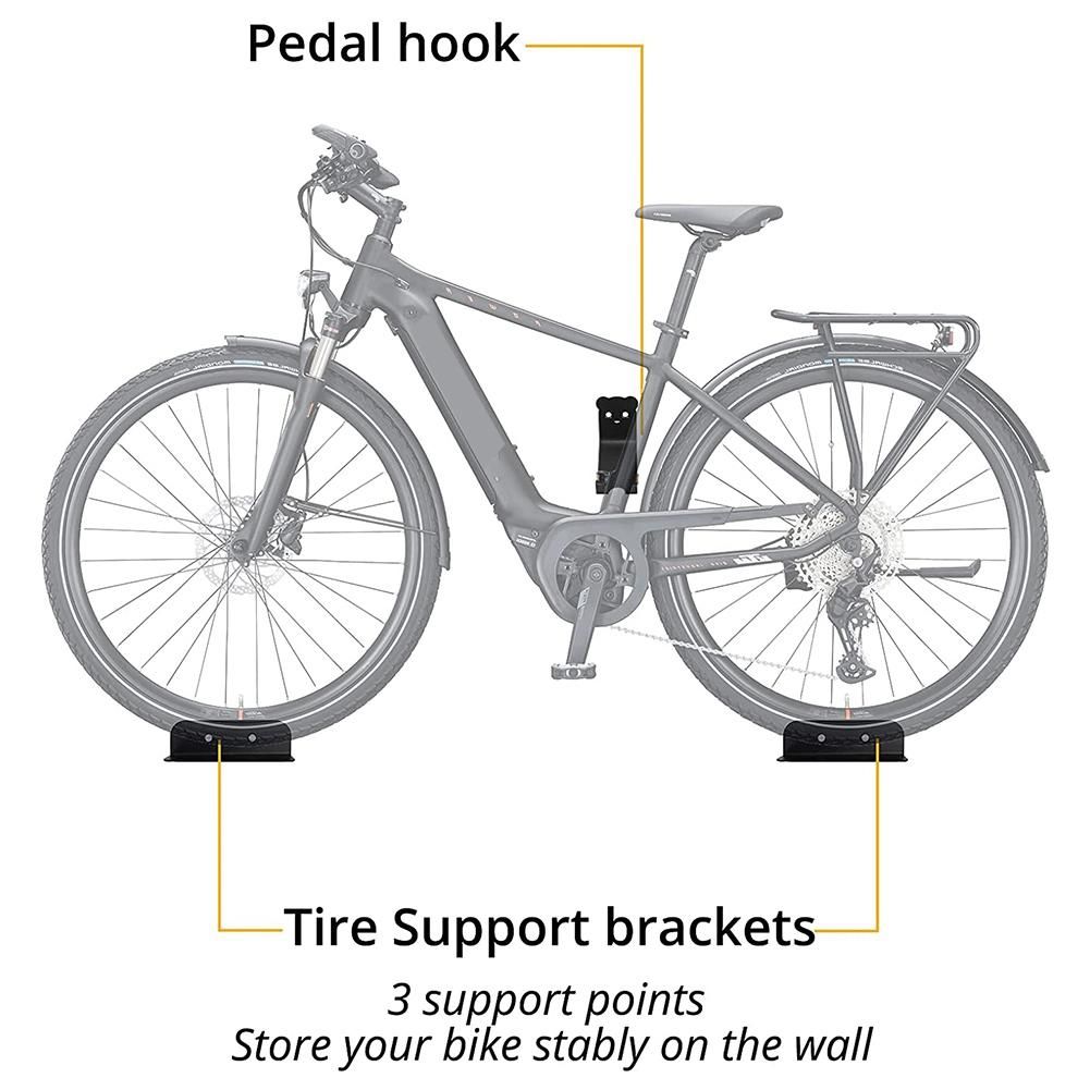 Bicycle Wall Mounts Storage Hanger Hook for Indoor Garage an
