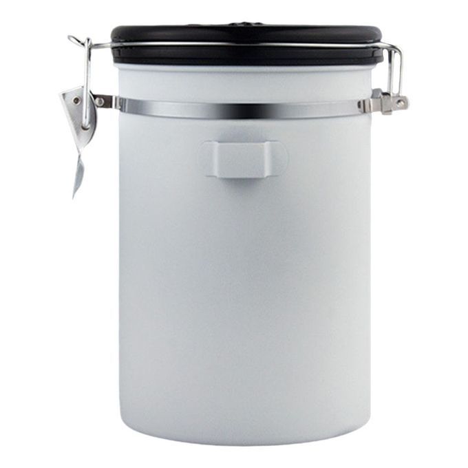 Milk  Can 1800ml Date Tracking Storage Coffee  For White