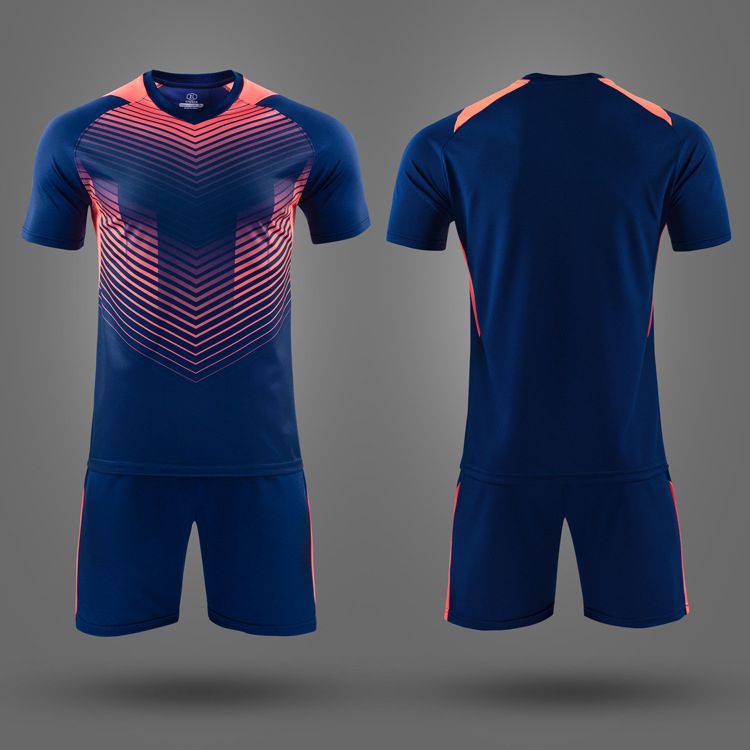 Sports Short Sleeve T-shirt Shorts Men Soccer Jersey Set