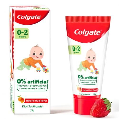 Baby Toothpaste 0-2 Years Fruit Flavour 50ml X 12 Pieces