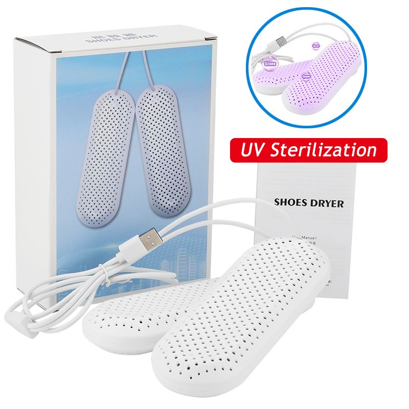 Electric Shoe Dryer UV Sterilization Portable Boot Sock Dryer Deodorization Dehumidification Shoes Baked Dryer Heater Machine-UV Sterilization