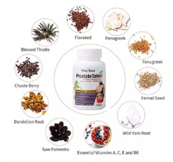 Prostate Tablet With Saw Palmetto For Prostate Health, Frequent & Painful Urination