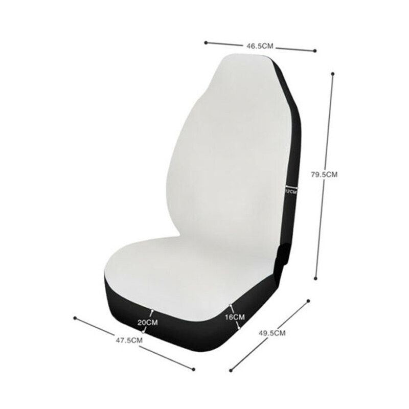 7PCS Universal Car Seat Covers Set Five-Seater Polyester Washable Car Cushion Set 7PCS