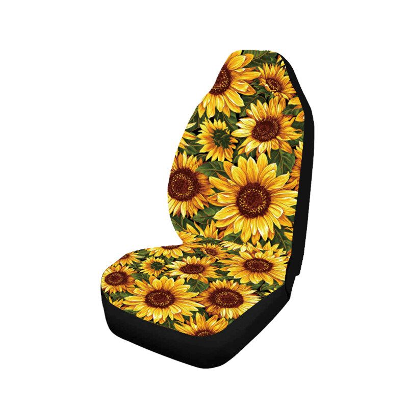 7PCS Universal Car Seat Covers Set Five-Seater Polyester Washable Car Cushion Set 7PCS