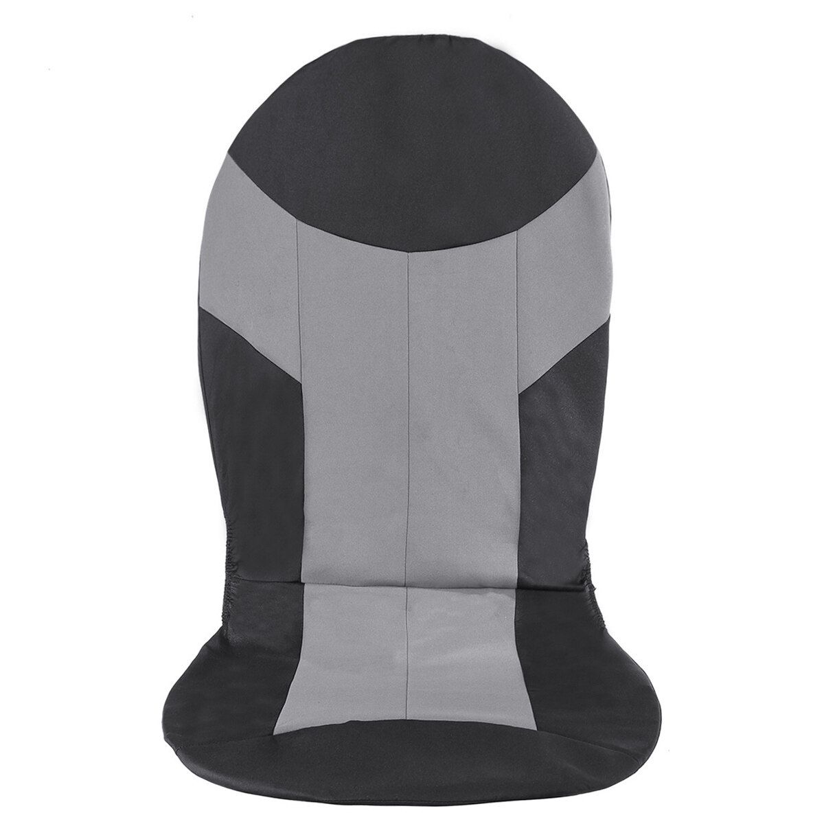 (1/2/5-seater) Breathable Auto Seat Covers Car All-season Protectors Interior Front Seat Rear Seat Back Seat Cushion Cover With Separate Headrest Cover For Car Truck SUV Van BLK+GREY (Single-seat)