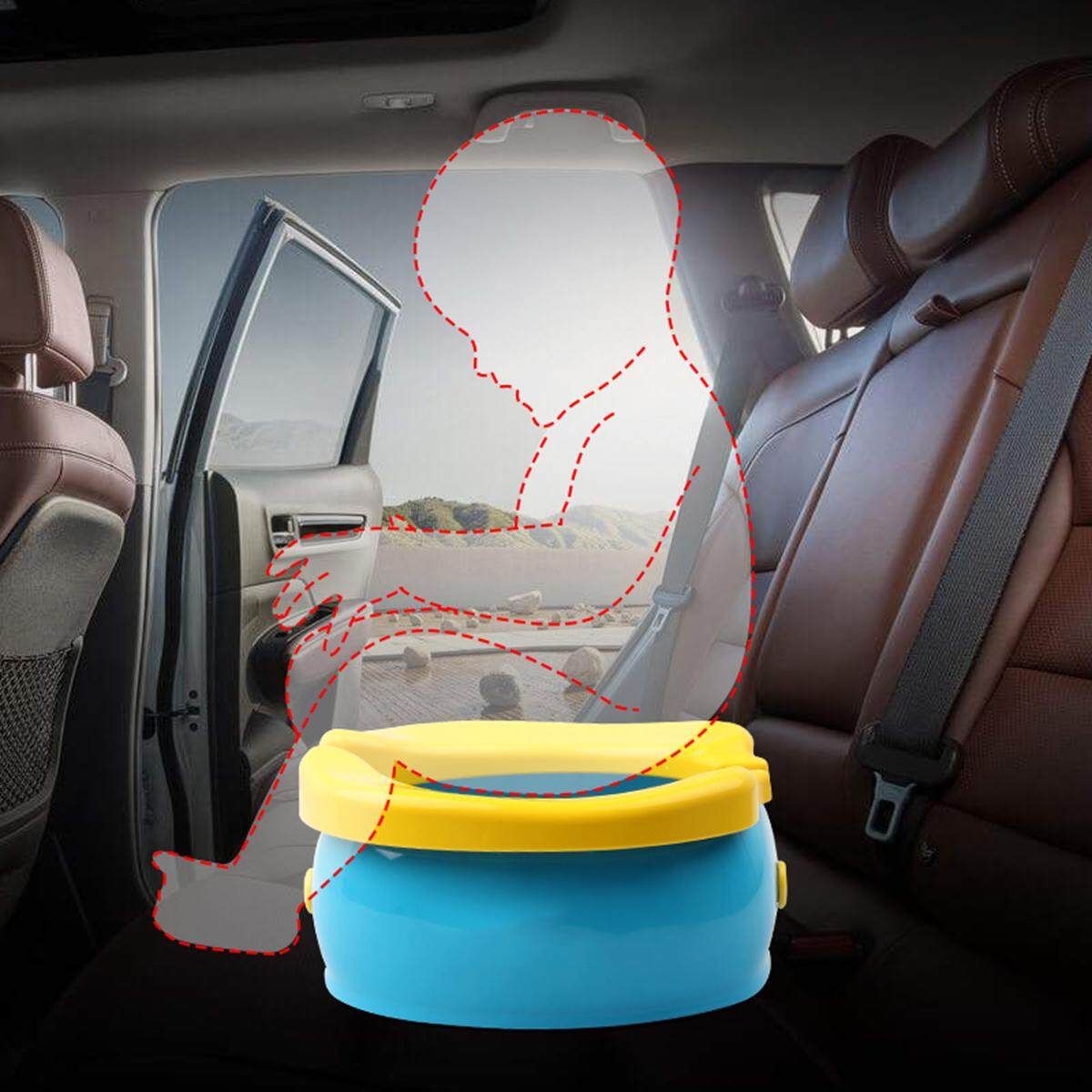 Portable Travel Foldable Baby Toilet Trainer Toddler Kid Potty Urinal Training Seat