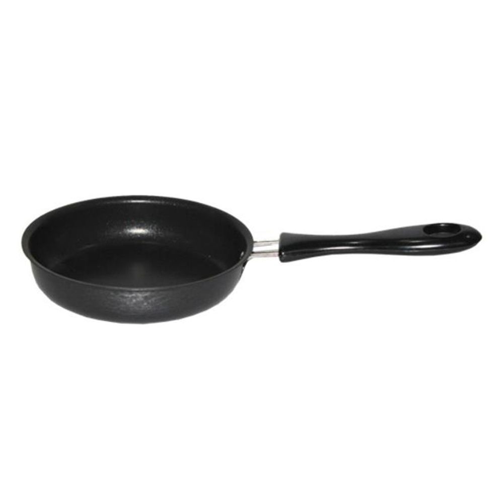 Non-stick Handle Iron Frying Cooking Pan Breakfast Egg-