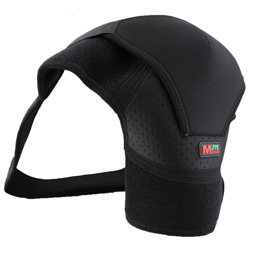 1pcs Single Left/Right Shoulder Sports Pain Relief Shoulder Support Brace Adjustable Wrap Belt Band Gym Brace Pads