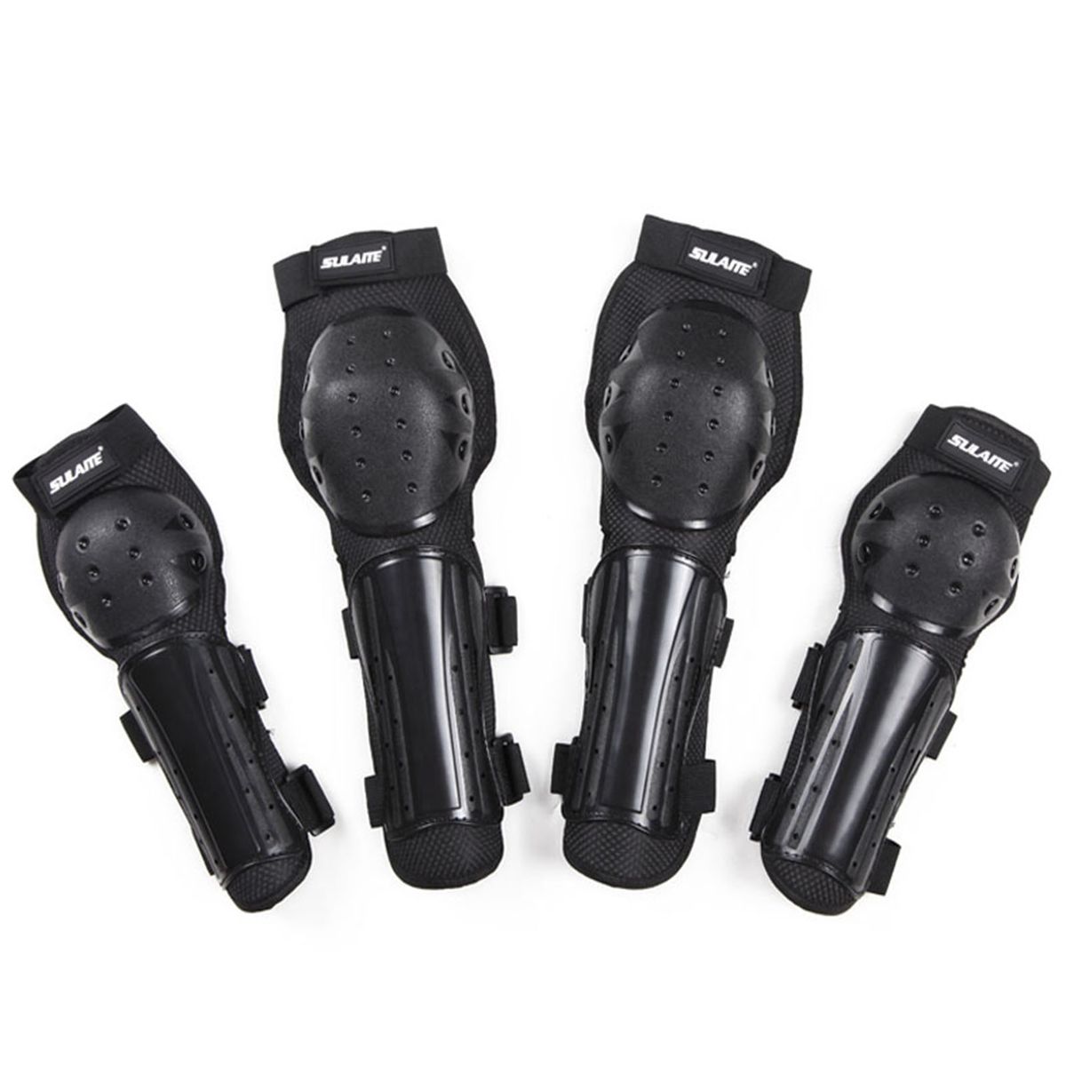 4Pcs Knee Pads Elbow Pads Set Elbow Knee Guards Caps