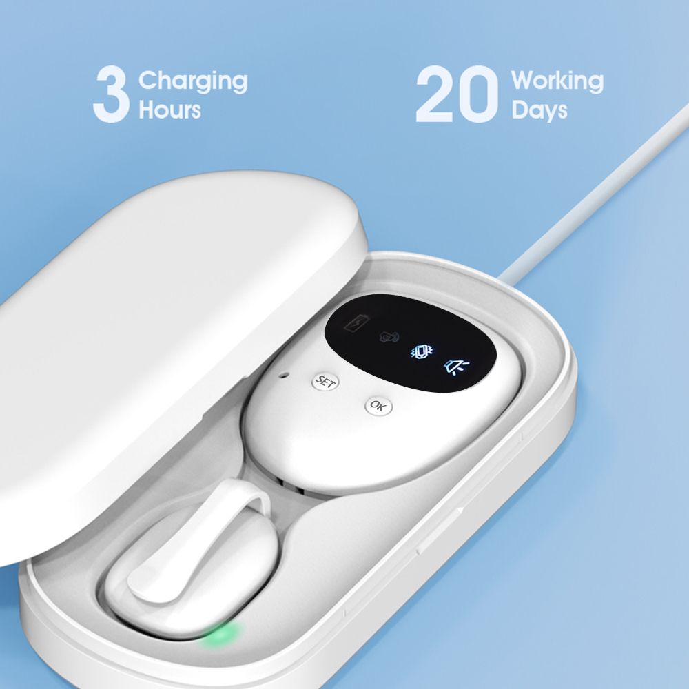 Wireless Bedwetting Alarm Pee Alarm With Receiver & Clip-on