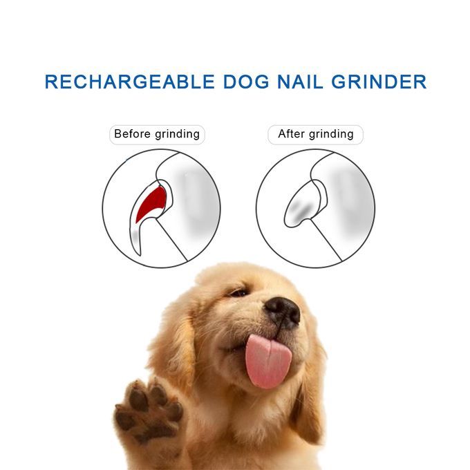 Rechargeable Pet Dog Nail Grinders USB  Pet Nail Clippers