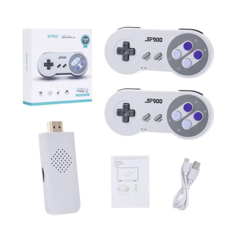 Factory wholesale SF900 high-definition game console SFC TV game console wireless double built-in 1500 games 4700 gaming machines