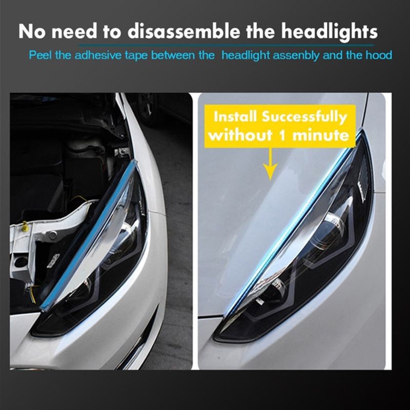 2PCS Daytime Running LED Light
