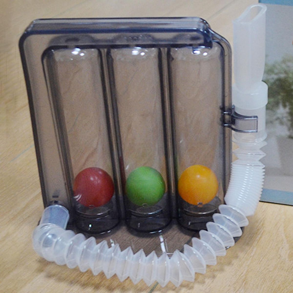 Deep Breathing Lung Exerciser Incentive Spirometer Respiration