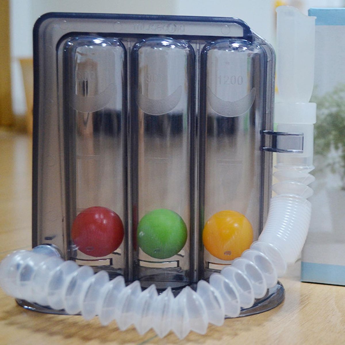 Deep Breathing Lung Exerciser Incentive Spirometer Respiration