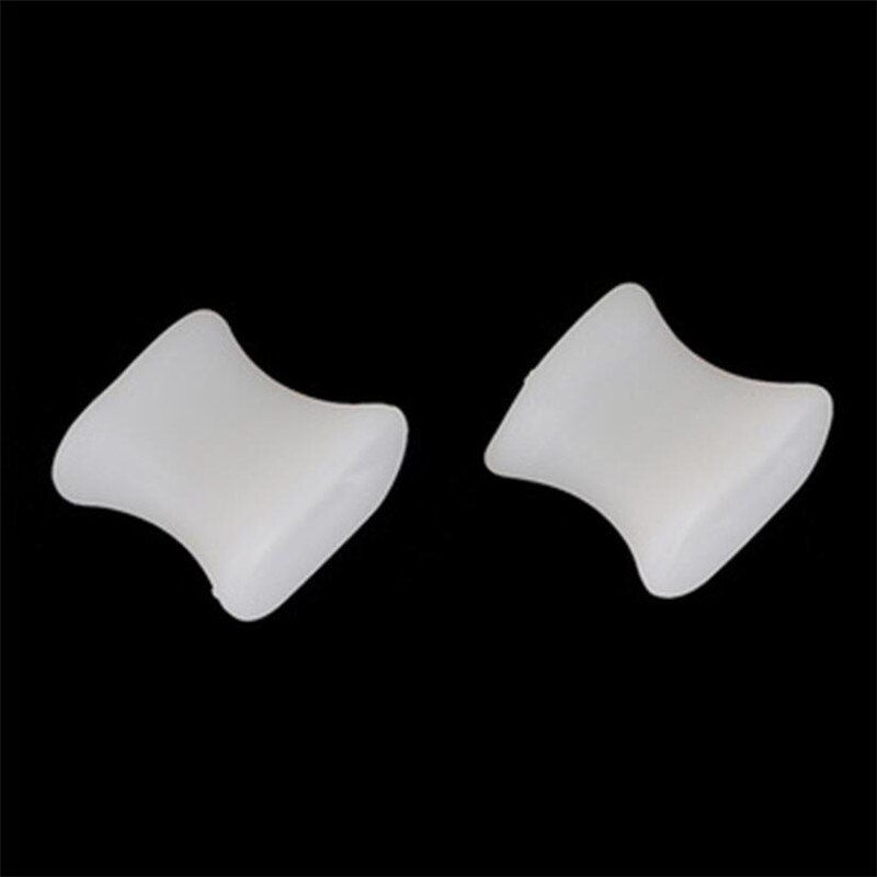 1pair Toe Separators Spacer Straightener Thumb Finger Big Feet Device Pad Toe Pads Thumb Valgus Corrector Relief Foot Bunion-
