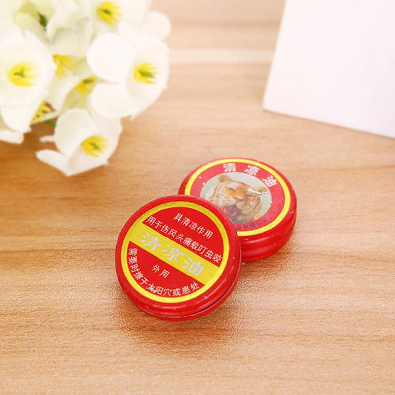 Cold 5pcs/lot Tiger Headache Muscle Tiger Balm Treatment Influenza Of Oil Natural Balm InniFun Dizziness Essential