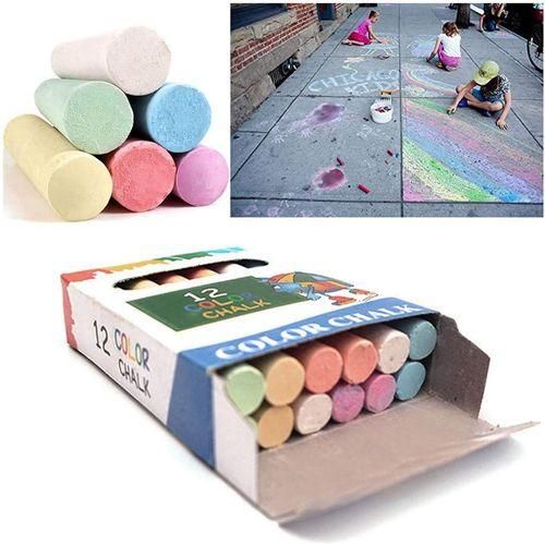 180 Pcs Dustless Sidewalk Chalk Set For Kids