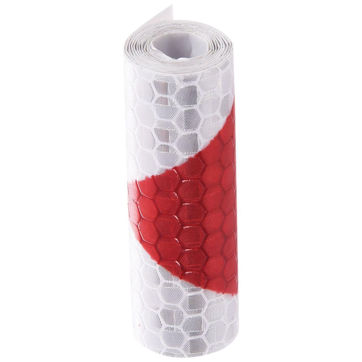 Car Warning Signal Truck Reflective Self-adhesive Tag Red Silver with Arrows in Rectangular Shape Reflective Plastic 2 Pieces