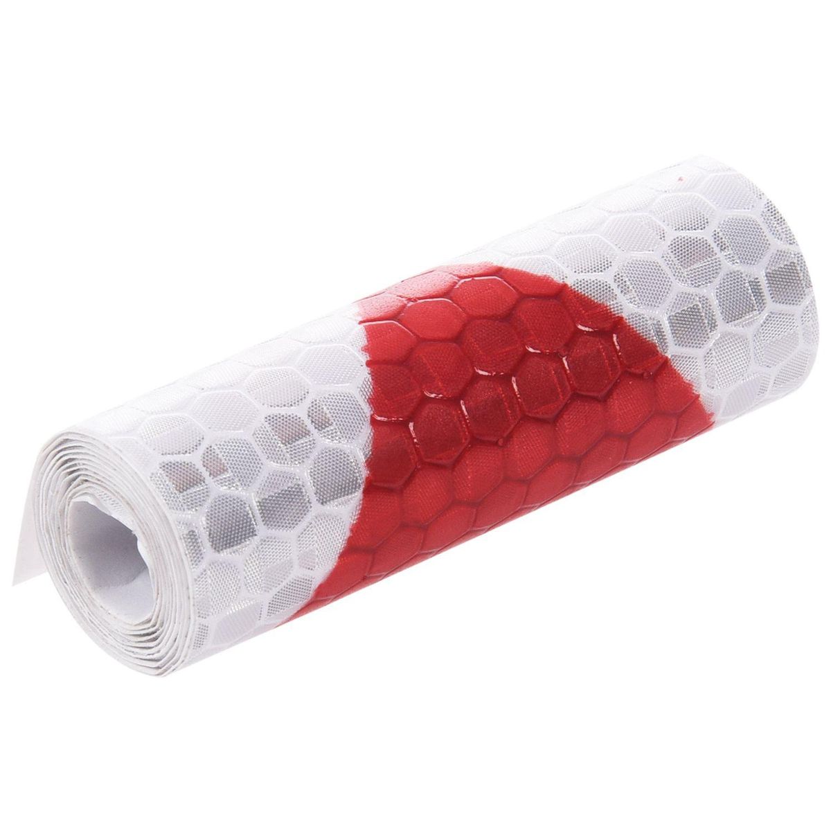 Car Warning Signal Truck Reflective Self-adhesive Tag Red Silver with Arrows in Rectangular Shape Reflective Plastic 2 Pieces