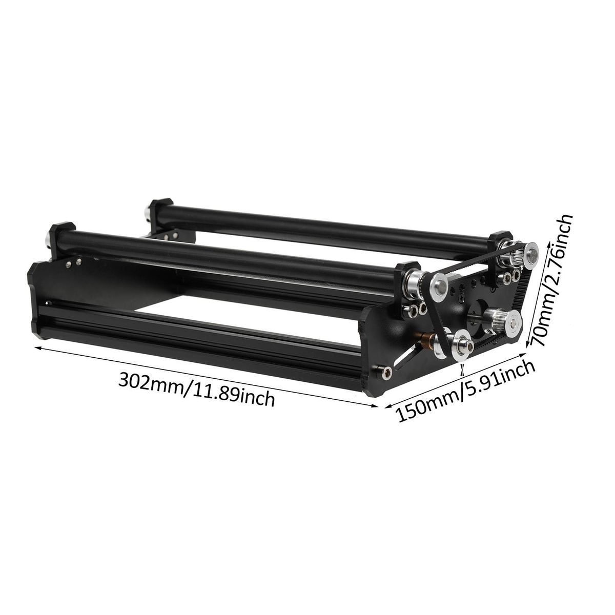 Rotary Axis All-Metal Rolling Rotating Shaft Suitable for All Engraving Machines