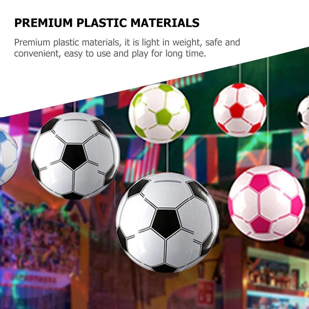 3 Pcs Beach Soccer Inflatable Balls Football Giant Float Water Pvc Games Toys Pool Party Bulk Mini