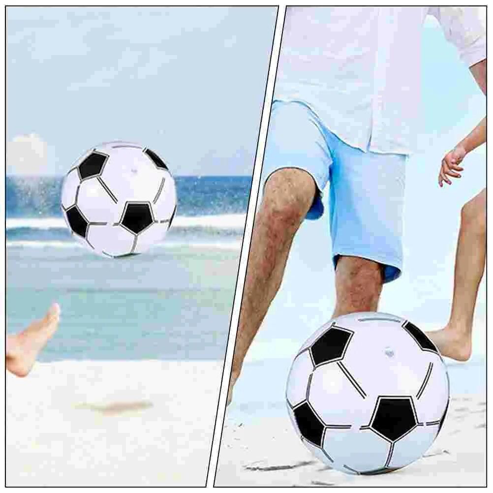 3 Pcs Beach Soccer Inflatable Balls Football Giant Float Water Pvc Games Toys Pool Party Bulk Mini