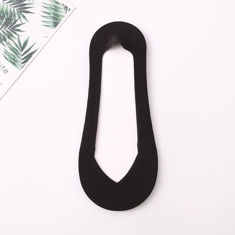 4 Pairs Ladies Summer Thin Seamless Sock Slippers Silicone - Mix Color