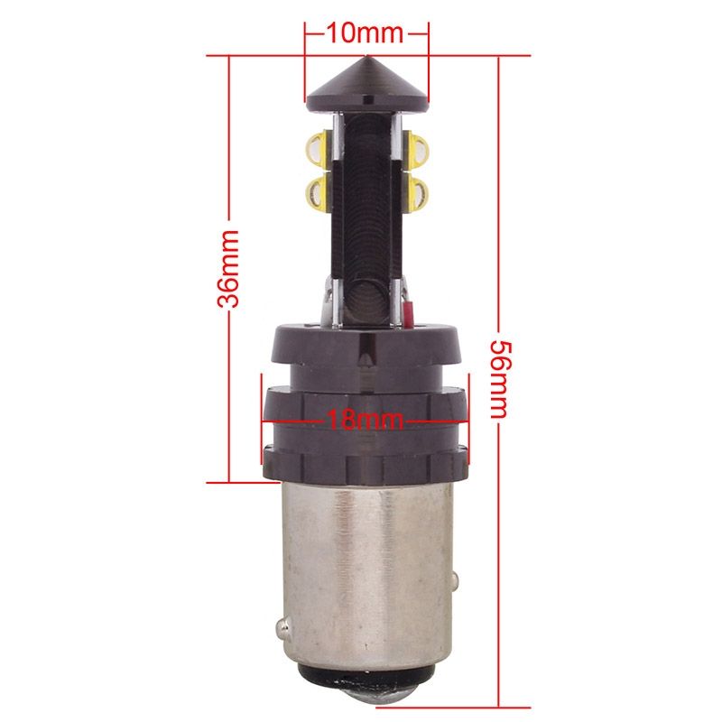1157/BAY15D 20W 800LM White Light LED Car Brake Light