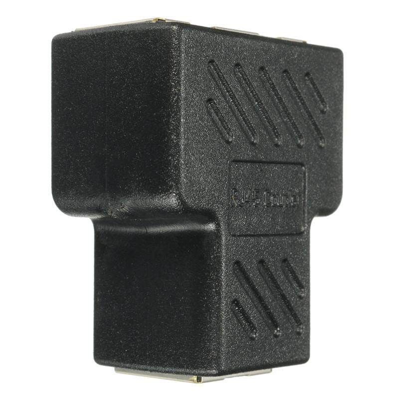 5pcs 1 To 2 Port RJ45 LAN Ethernet Network Connector Splitter Extender Adapter Plug