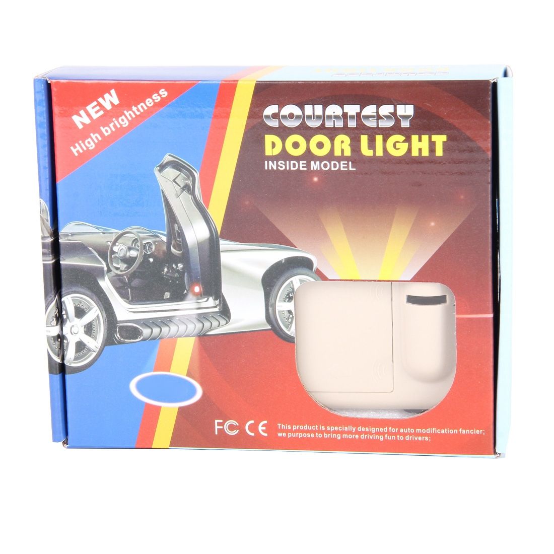 2 PCS LED Ghost Shadow Light, Car Door LED Laser Welcome Decorative Light, Display Logo For Audi Car Brand(Khaki)