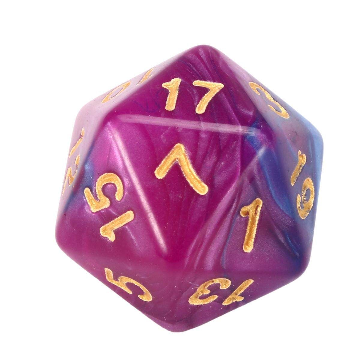 7PCS With Bag Polyhedral Dice Set Double- For RPG MTG Game 4/6/8/10/12/20D