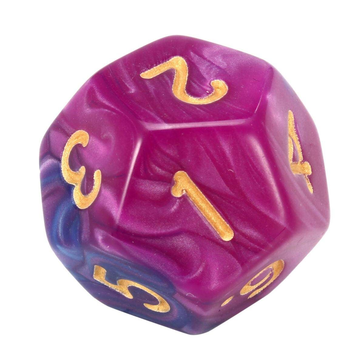 7PCS With Bag Polyhedral Dice Set Double- For RPG MTG Game 4/6/8/10/12/20D