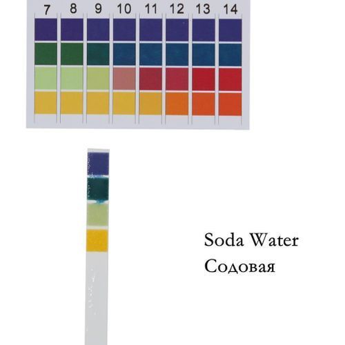 100pcs 0-14 PH Test Strips Alkaline Acid Indicator Paper