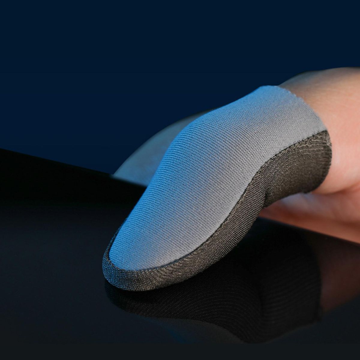 2Pcs Gaming Finger Thumb Protector Gaming Finger Sleeves Grey