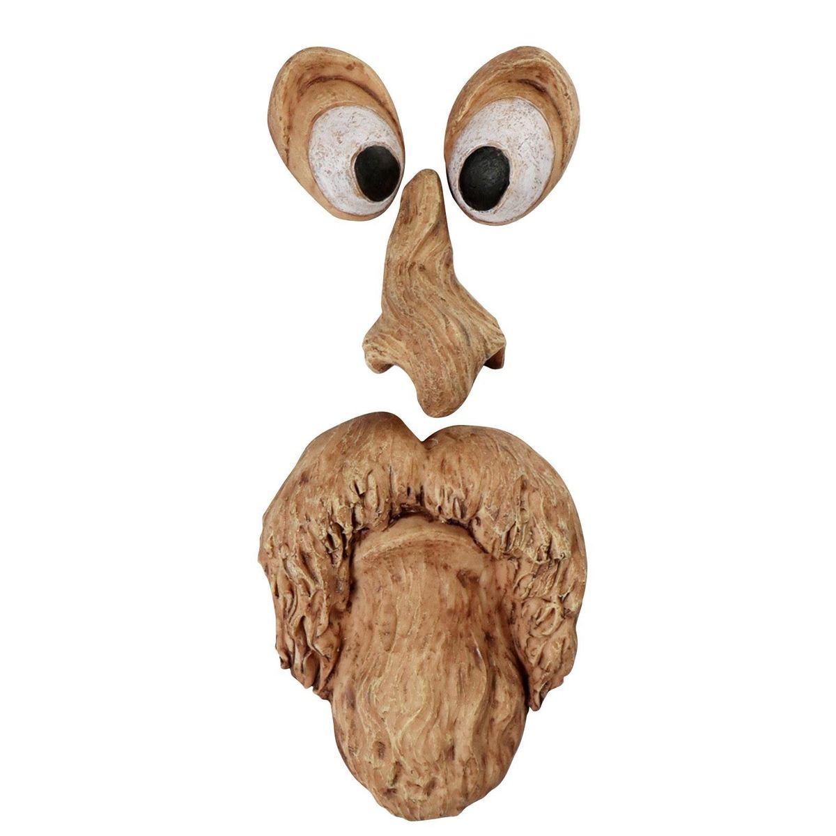 Easter Tree Face Old Man Whimsical Tree Hugger Sculpture Ghost Face Facial Features Decoration for Holiday Festivals Halloween Outdoor Garden