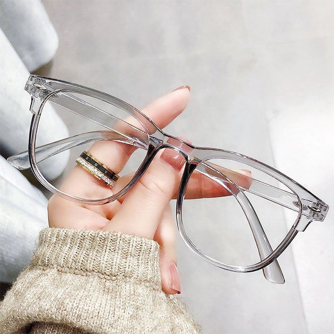Transparent Computer Eyeglasses -White
