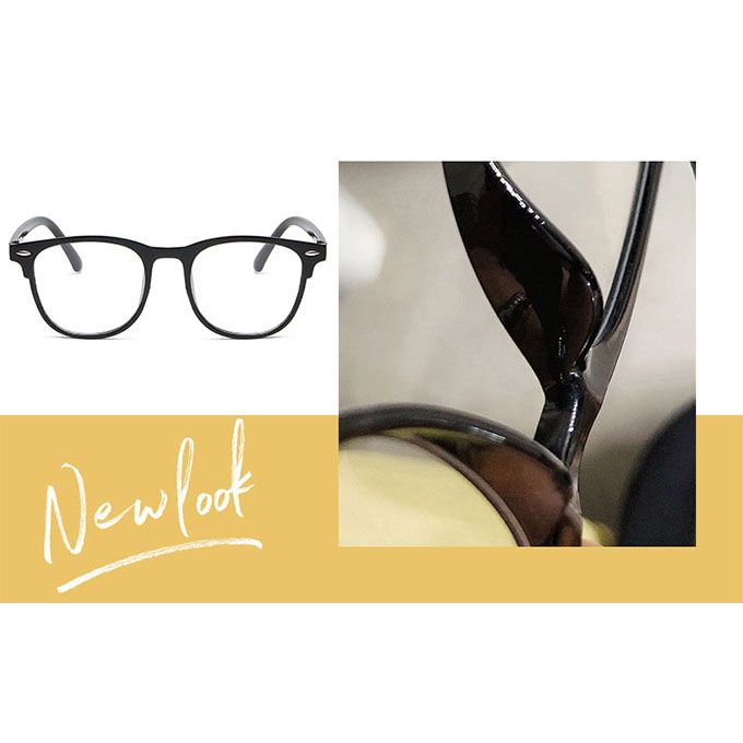 Transparent Computer Eyeglasses -White