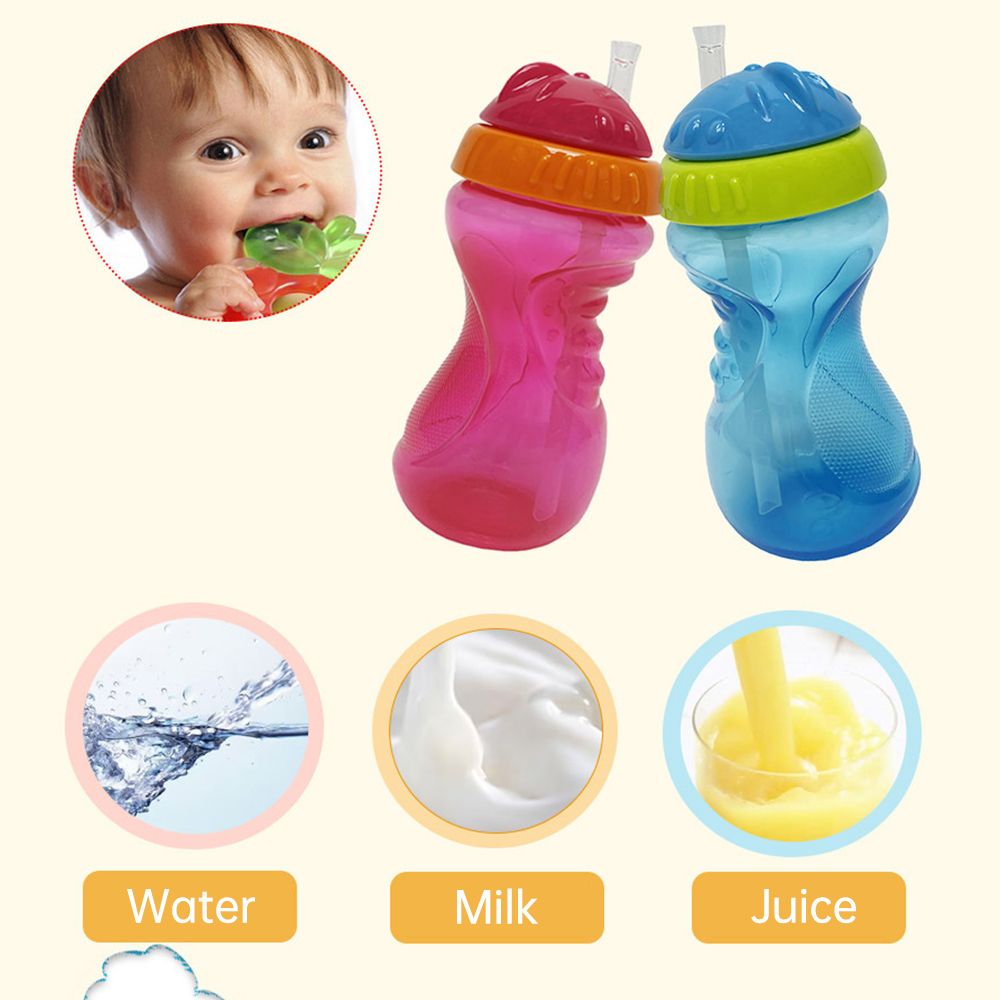 320ml Toddler Sippy Cups Portable Easy Grip Removable