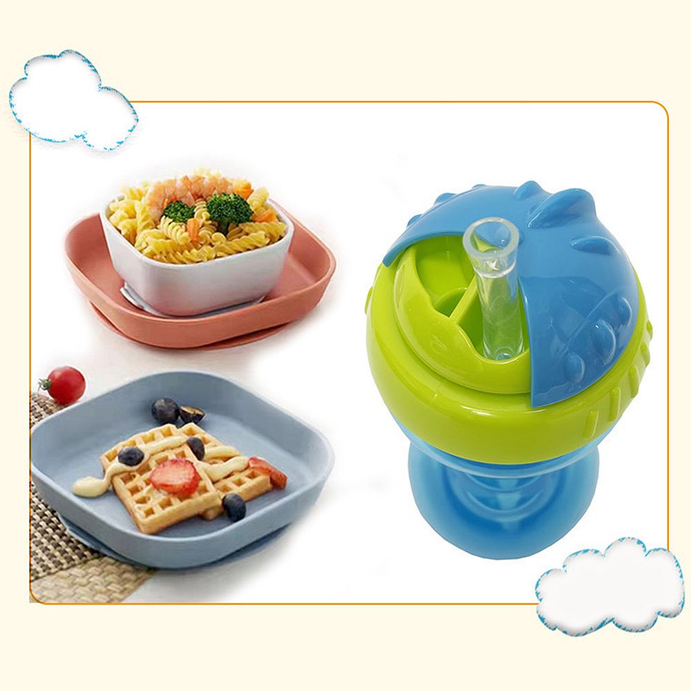320ml Toddler Sippy Cups Portable Easy Grip Removable